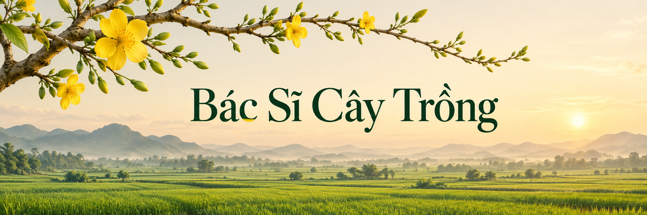 Bác Sĩ Cây Trồng – nhành mai vàng thanh nhã trên cánh đồng lúa xanh bạt ngàn