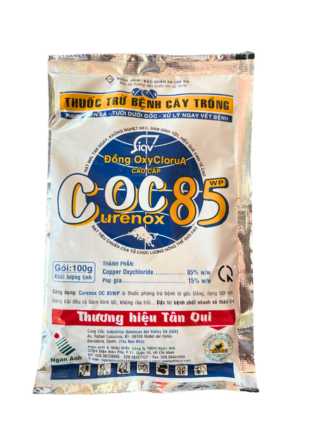 Coc 85WP Curenox gói 100 g – thuốc trừ bệnh gốc đồng