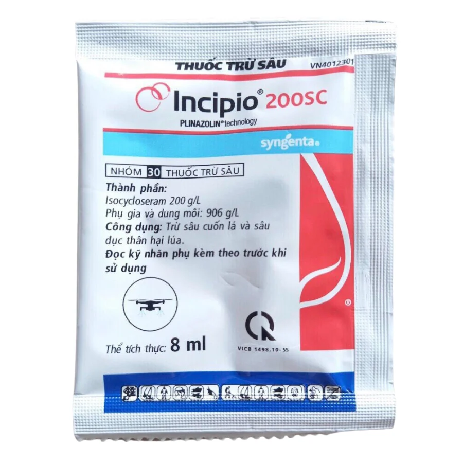 Incipio 200SC 8ml – gói thuốc trừ sâu Isocycloseram của Syngenta